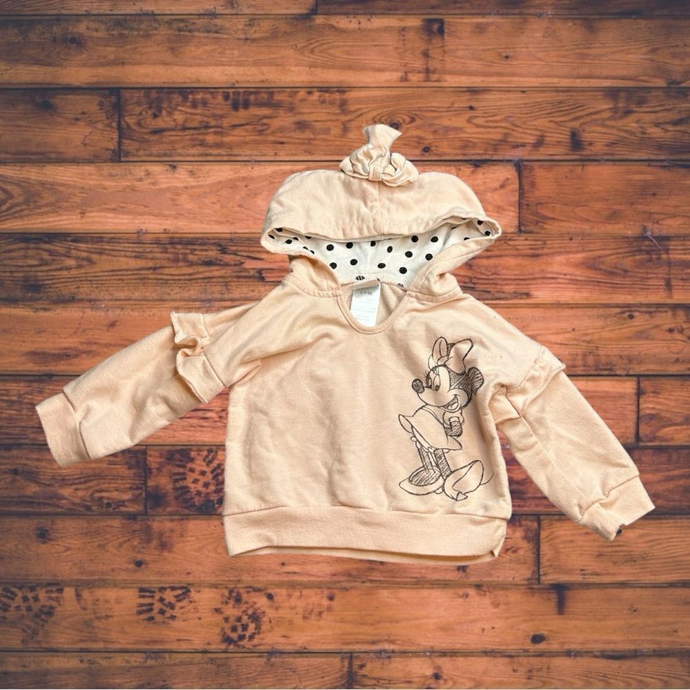 5 for $25🔥3/6 Months Baby Girls Disney Baby Pink Mickey Mouse Sweatshirt